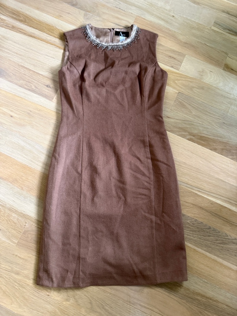 Algo Wool Cashmere Sheath Dress